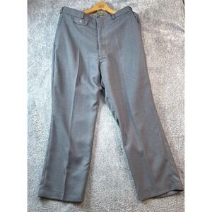 Haband's Fit Forever Men 38 Gray Polyester Jean Pant Stretch Waist